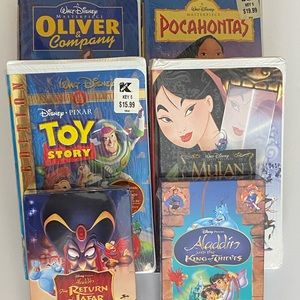 Disney VHS tapes NWT